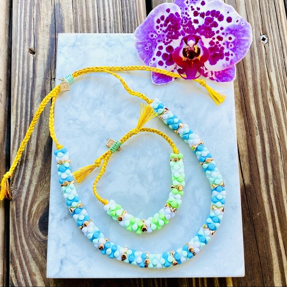 DANNIJO Angle Green Adjustable Beaded Bracelet NWT - Picture 8 of 16